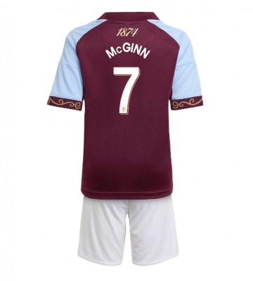 Aston Villa John McGinn #7 Replika Babytøj Hjemmebanesæt Børn 2025-26 Kortærmet (+ Korte bukser)